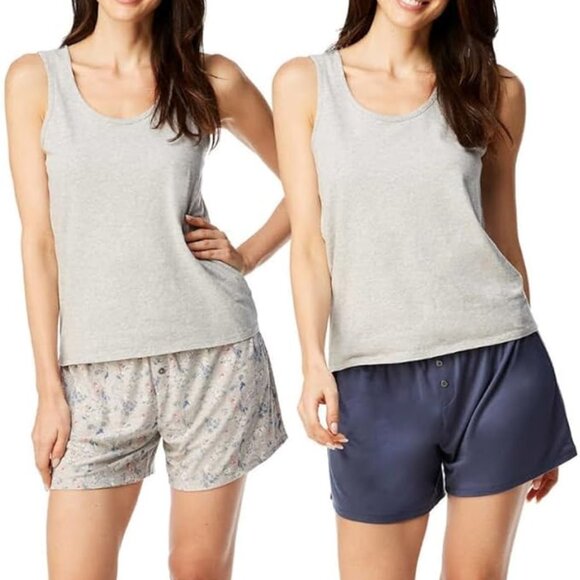 NWT Lucky Brand Women's 3 Piece Button Front Pajama Set Gray Size XS $85 C909 - Picture 1 of 1